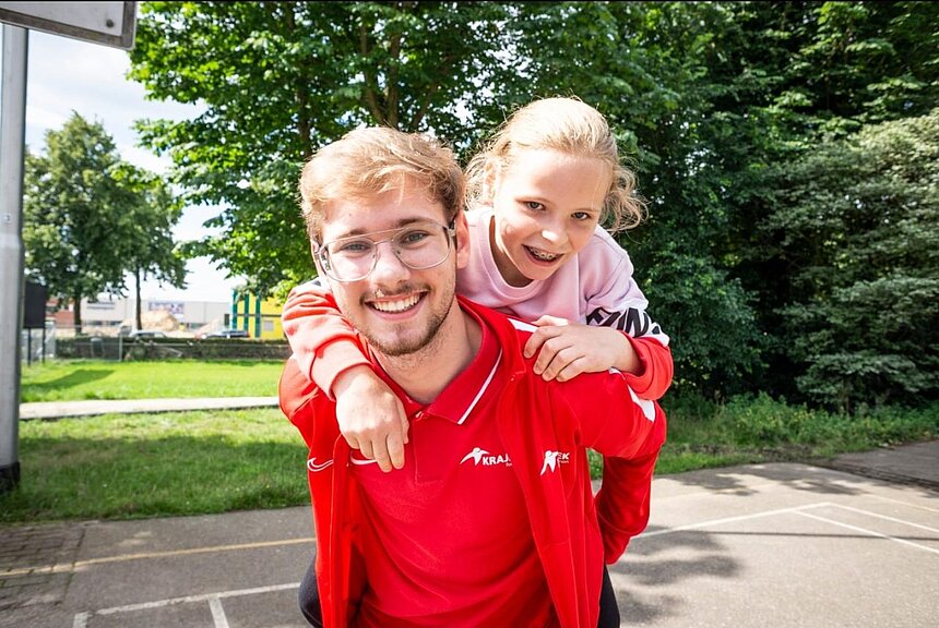Antonio aan het werk